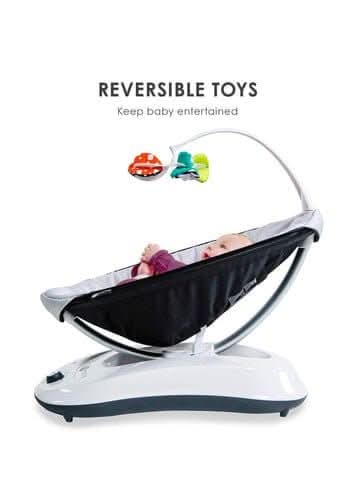 4moms rockaRoo Baby Swing, Compact Baby Rocker with Front to Back Gliding Motion, Cool Mesh Fabric - ANB Baby -$100 - $300
