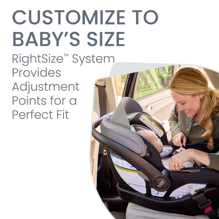 Britax Willow S Infant Car Seat, Graphite Onyx customize baby size – ANB Baby