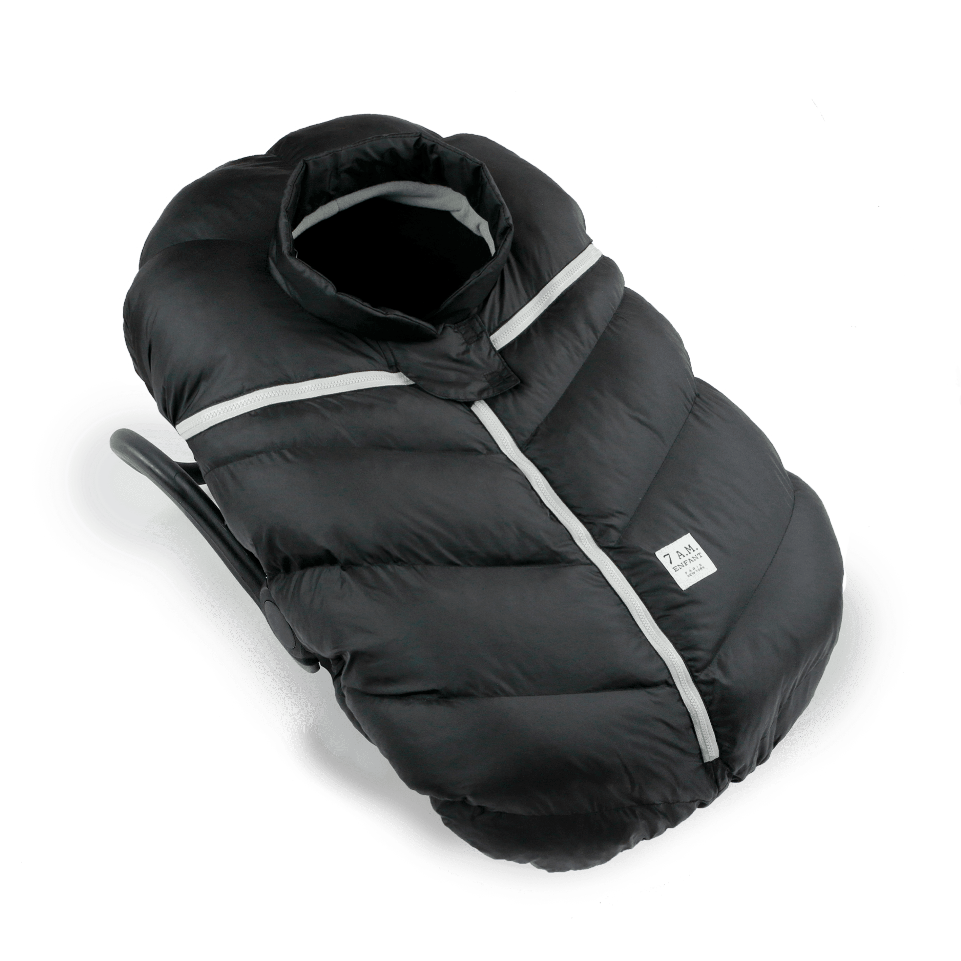 7 AM Enfant Car Seat Cocoon Baby Cover, Black, 0-12M, -- ANB Baby