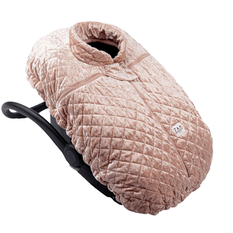 7 AM Enfant Car Seat Cocoon Baby Cover, Quilted Velvet 0-12M - ANB Baby -7 AM car seat accessory