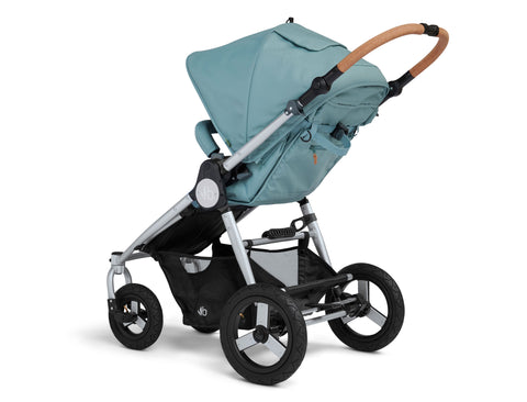 Back side view of Sea Glass Bumbleride 2022 Era Stroller -ANB Baby
