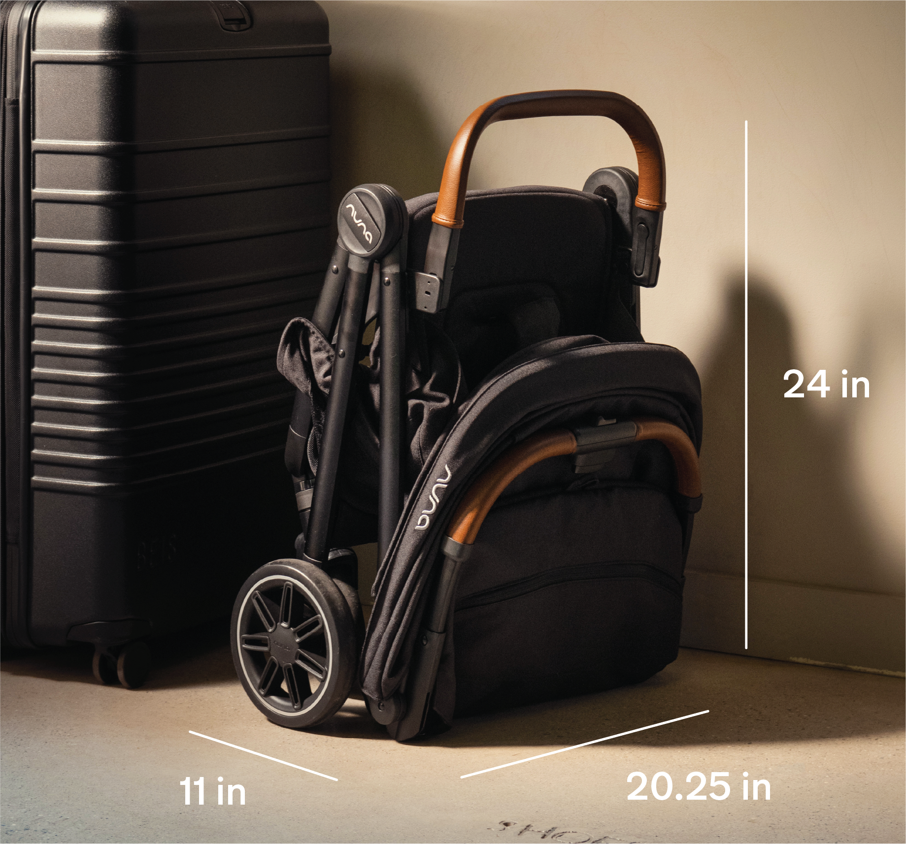 Nuna TRVL Stroller with Travel Bag, -- ANB Baby