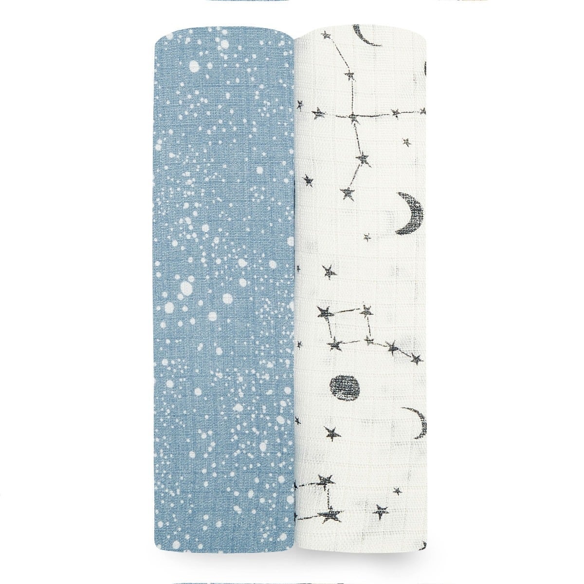 Aden & Anais Infant Essentials Silky Soft Swaddle Blankets, Cosmic Galaxy, 2-pack - ANB Baby -$20 - $50