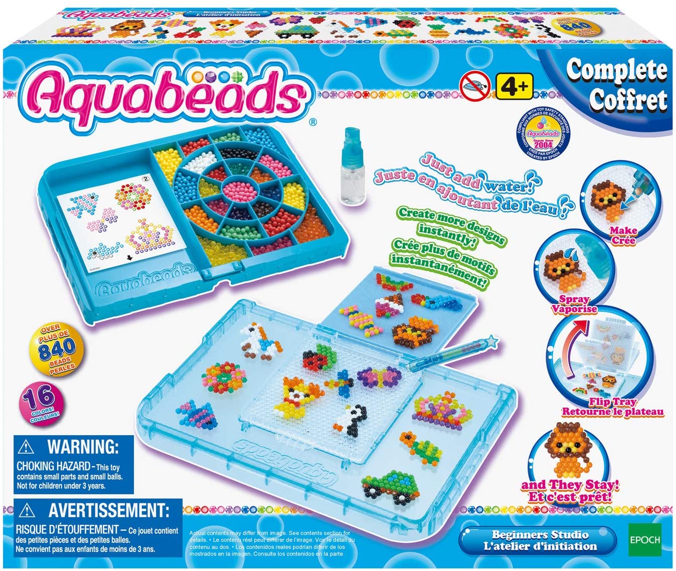 Aquabeads Beginners Studio Indoor Arts & Crafts Activity Kit - ANB Baby -4+ years