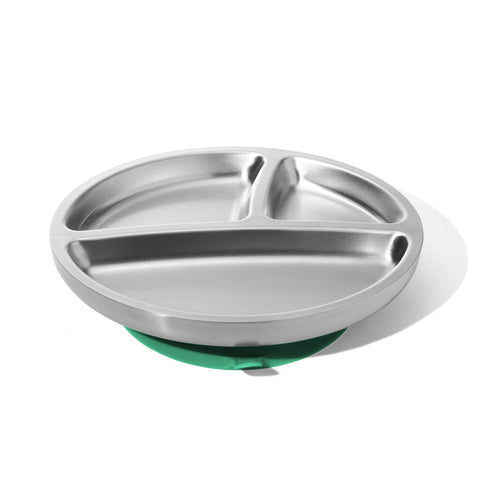 Avanchy Toddler Stainless Steel Silicone Suction Divided Plate - ANB Baby -$20 - $50