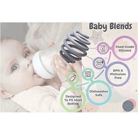 Baby Blends Bottle Whisk, Charlie Green - ANB Baby -Baby Blends
