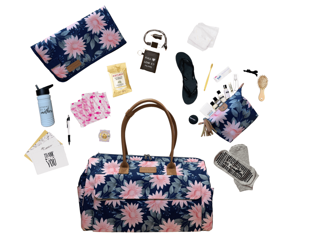 Baby Boldly Happy Medium Birth Bag, Fun Floral - ANB Baby -$100 - $300