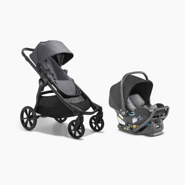 Baby Jogger City Select 2 + City GO 2 Travel System, Radiant Slate, -- ANB Baby