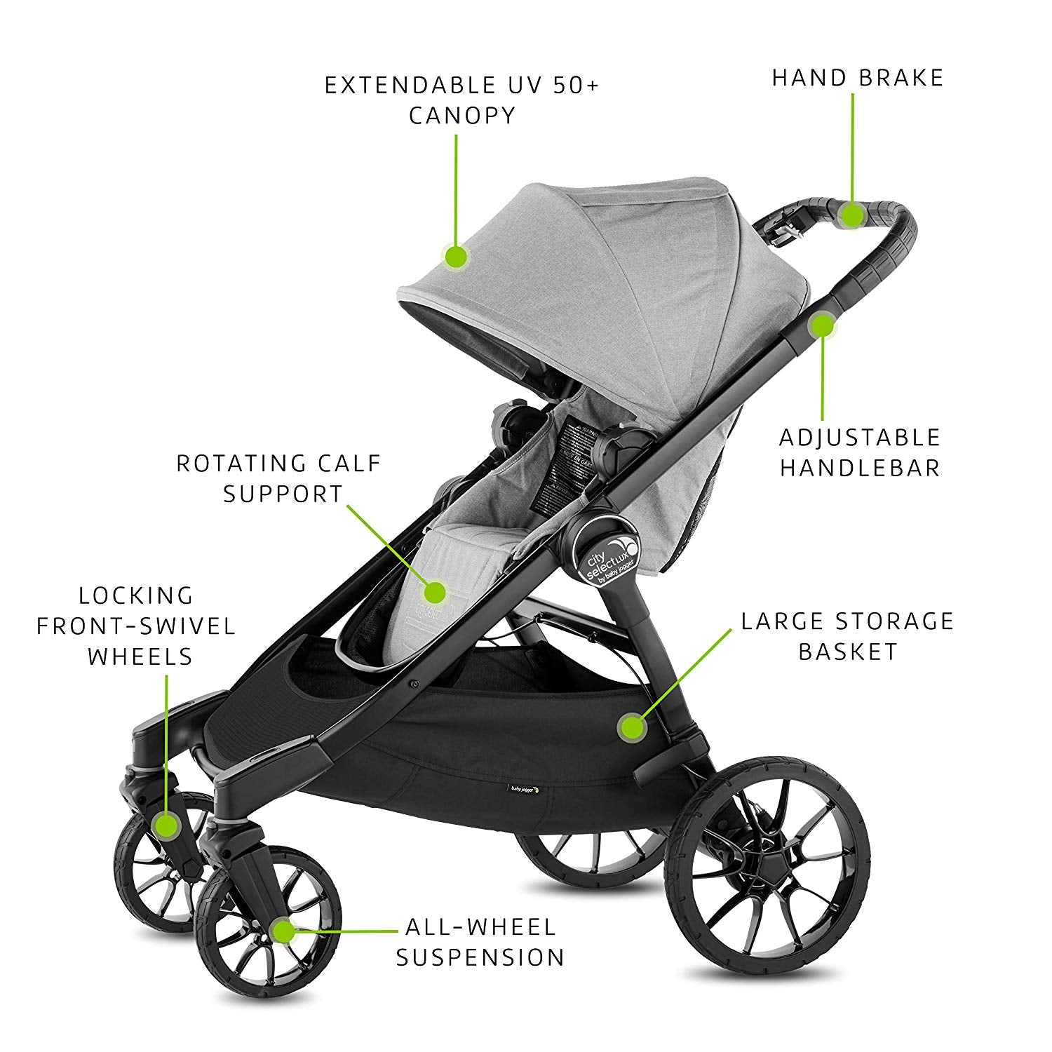 BABY JOGGER City Select LUX Stroller - ANB Baby -$500 - $1000