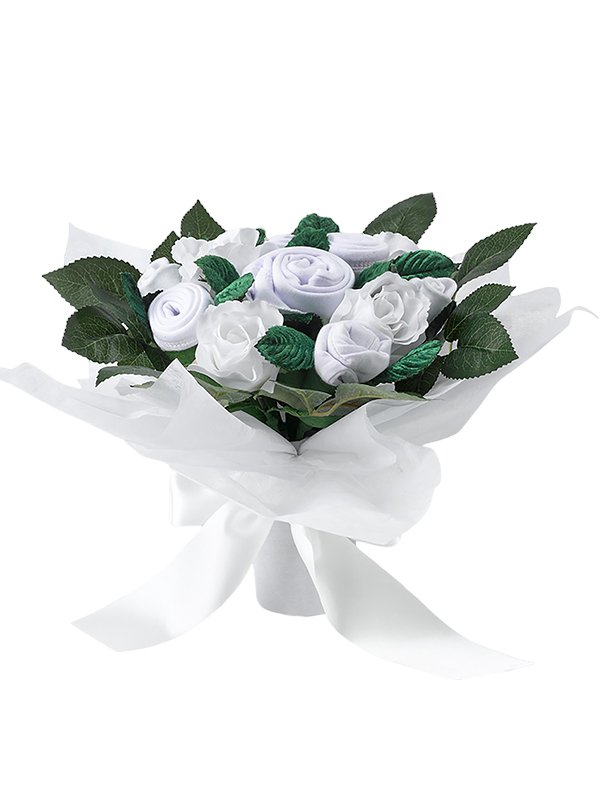Babyblooms Hand Tied Baby Clothes Bouquet, -- ANB Baby