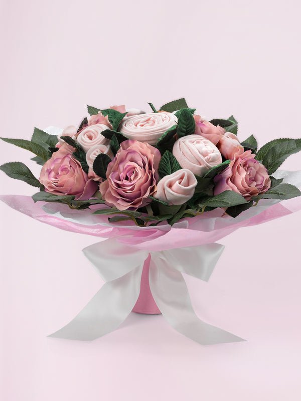 Babyblooms Luxury Rose Baby Clothes Bouquet, -- ANB Baby