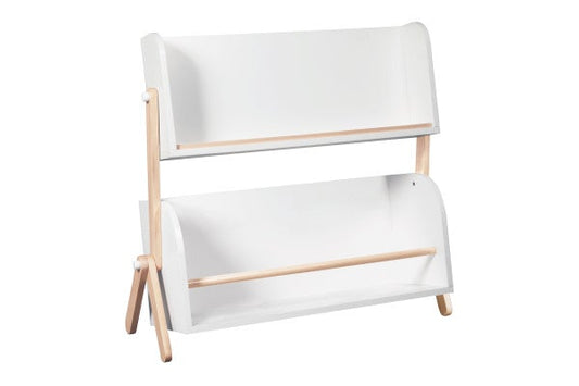 Babyletto Tally Storage and Bookshelf, White and Washed Natural Finish, -- ANB Baby