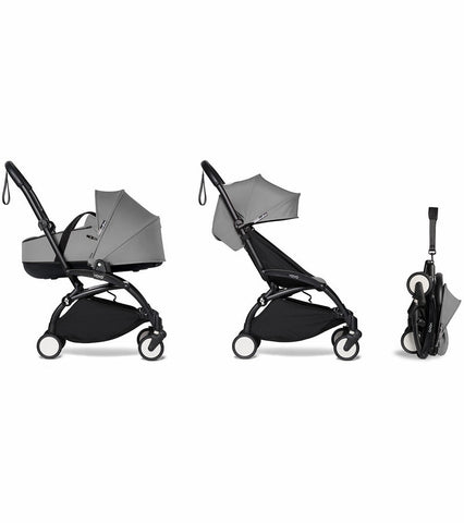 Babyzen YOYO2 +0 Bassinet and 6+ Color Pack Complete Set grey - ANB Baby 