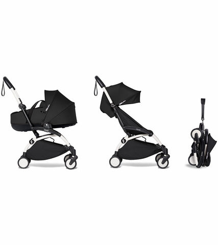 Babyzen YOYO2 +0 Bassinet and 6+ Color Pack Complete Set black - ANB Baby