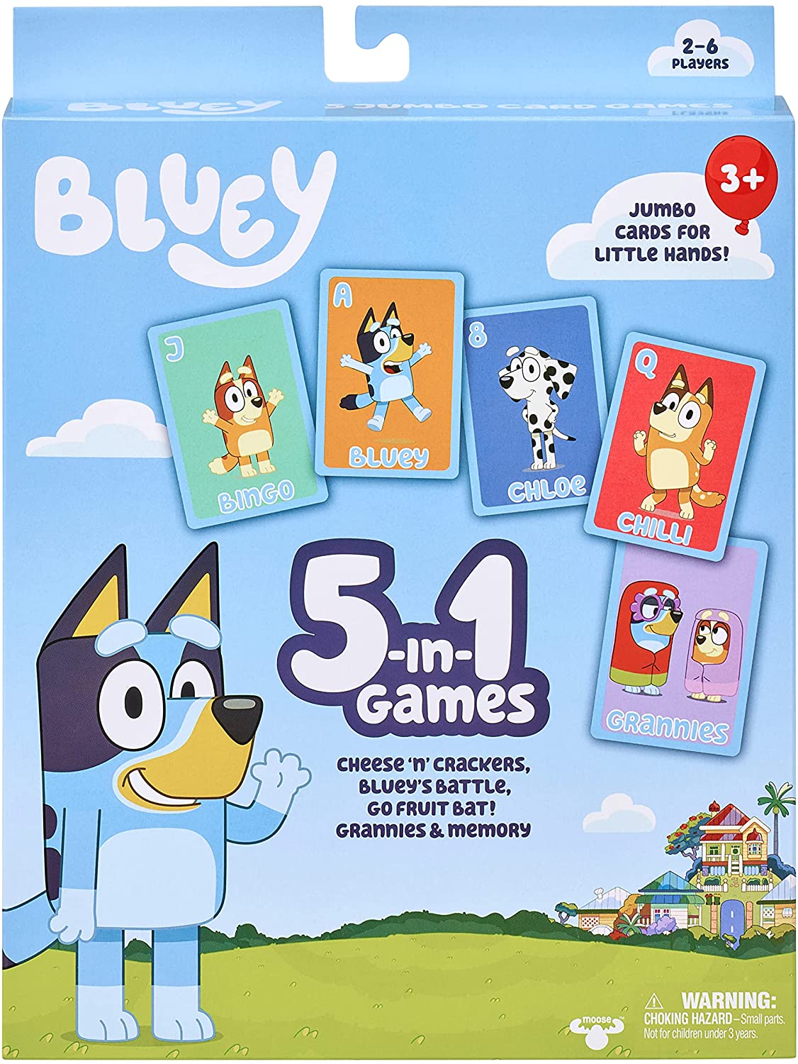 Bluey 5-in-1 Card Game Set - ANB Baby -3+