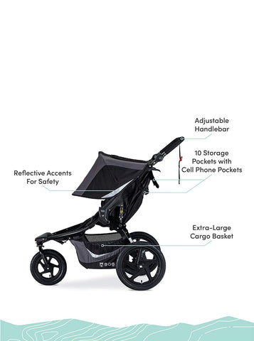 BOB Gear Revolution Flex 3.0 Duallie Double Jogging Stroller - ANB Baby -$500 - $1000