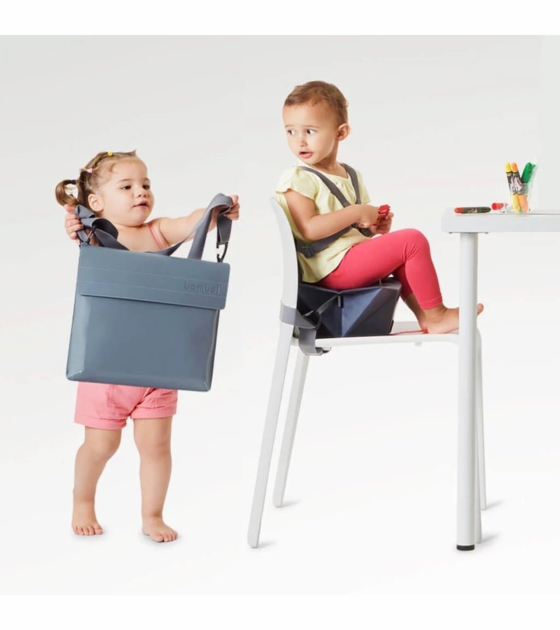 Bombol Pop-Up Booster Seat with Carry Bag, Denim Blue - ANB Baby -$100 - $300