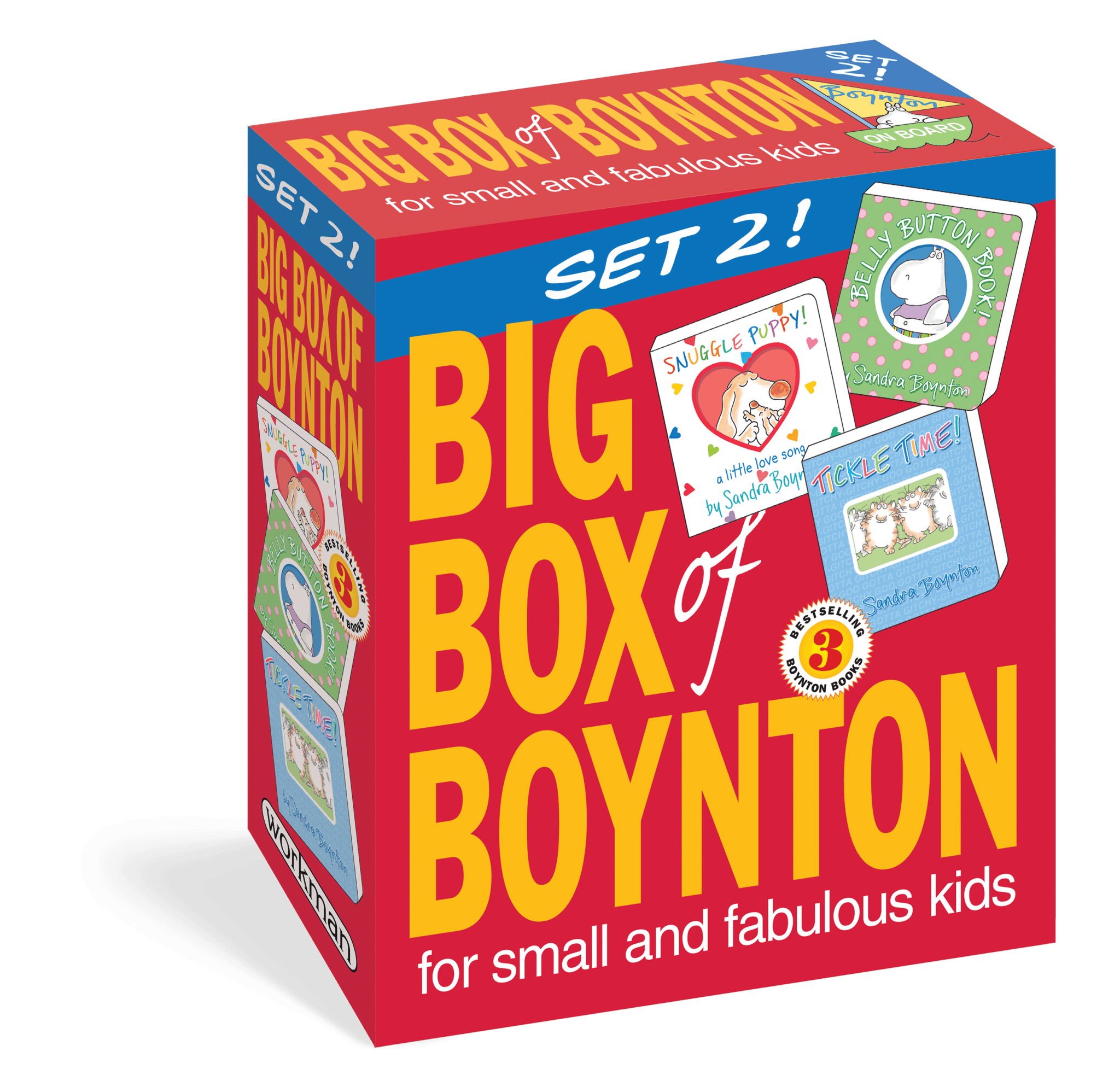 Bonyton Big Box Set 2 Board Book, Snuggle Puppy! Belly Button Book! Tickle Time! - ANB Baby -Books