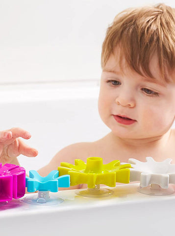 Boon 5-Pieces Cogs Water Gears Bath Toy Set, -- ANB Baby