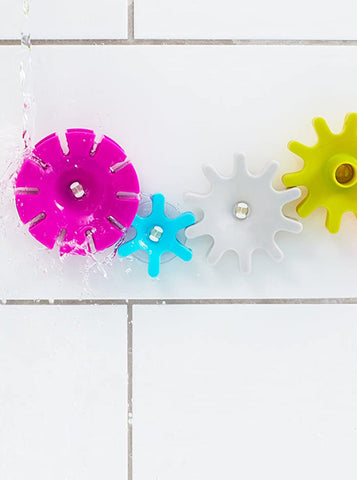 Boon 5-Pieces Cogs Water Gears Bath Toy Set, -- ANB Baby