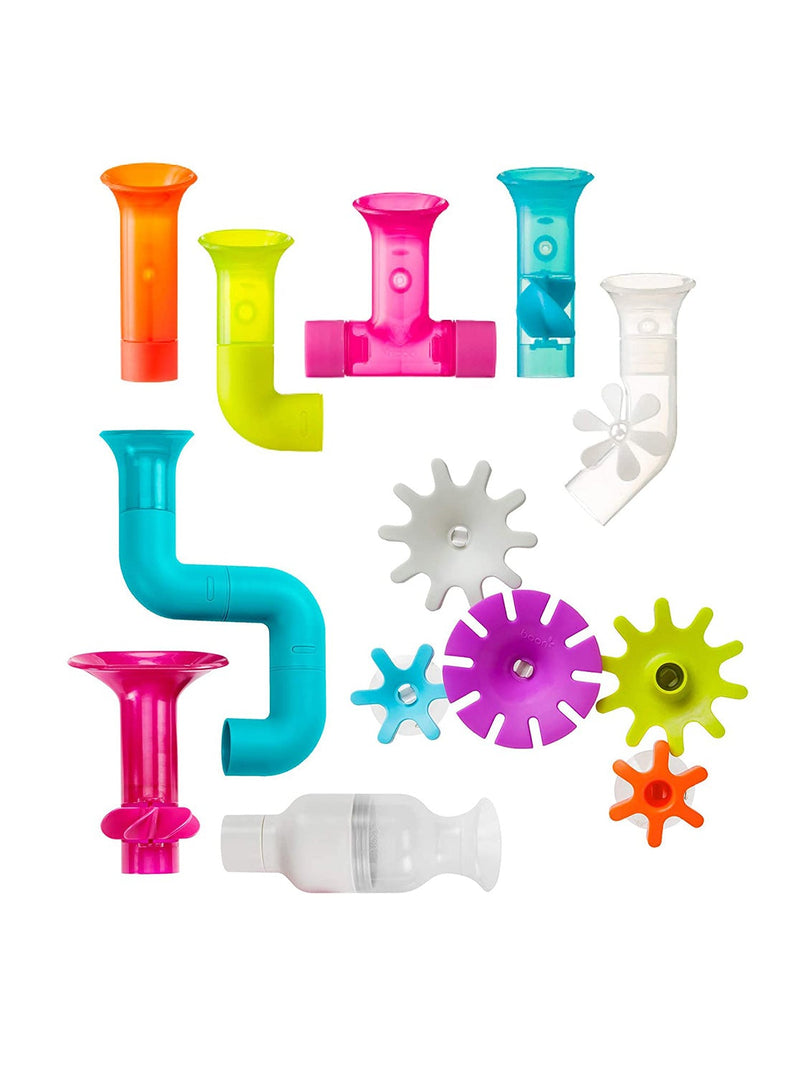 Boon Building Bath Toy Bundle with Pipes, Cogs and Tubes, Pack of 13, -- ANB Baby