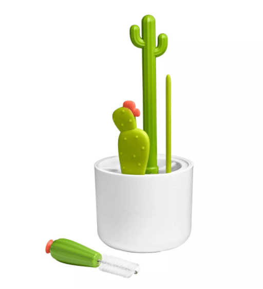 Boon Cacti 4-Piece Bottle Cleaning Brush Set, -- ANB Baby