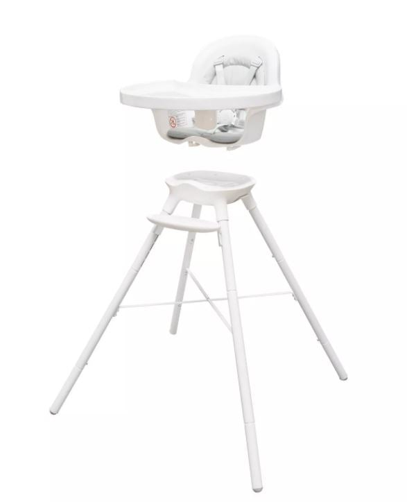 Boon Grub Dishwasher Safe Convertible High Chair, White -- Open Box, -- ANB Baby