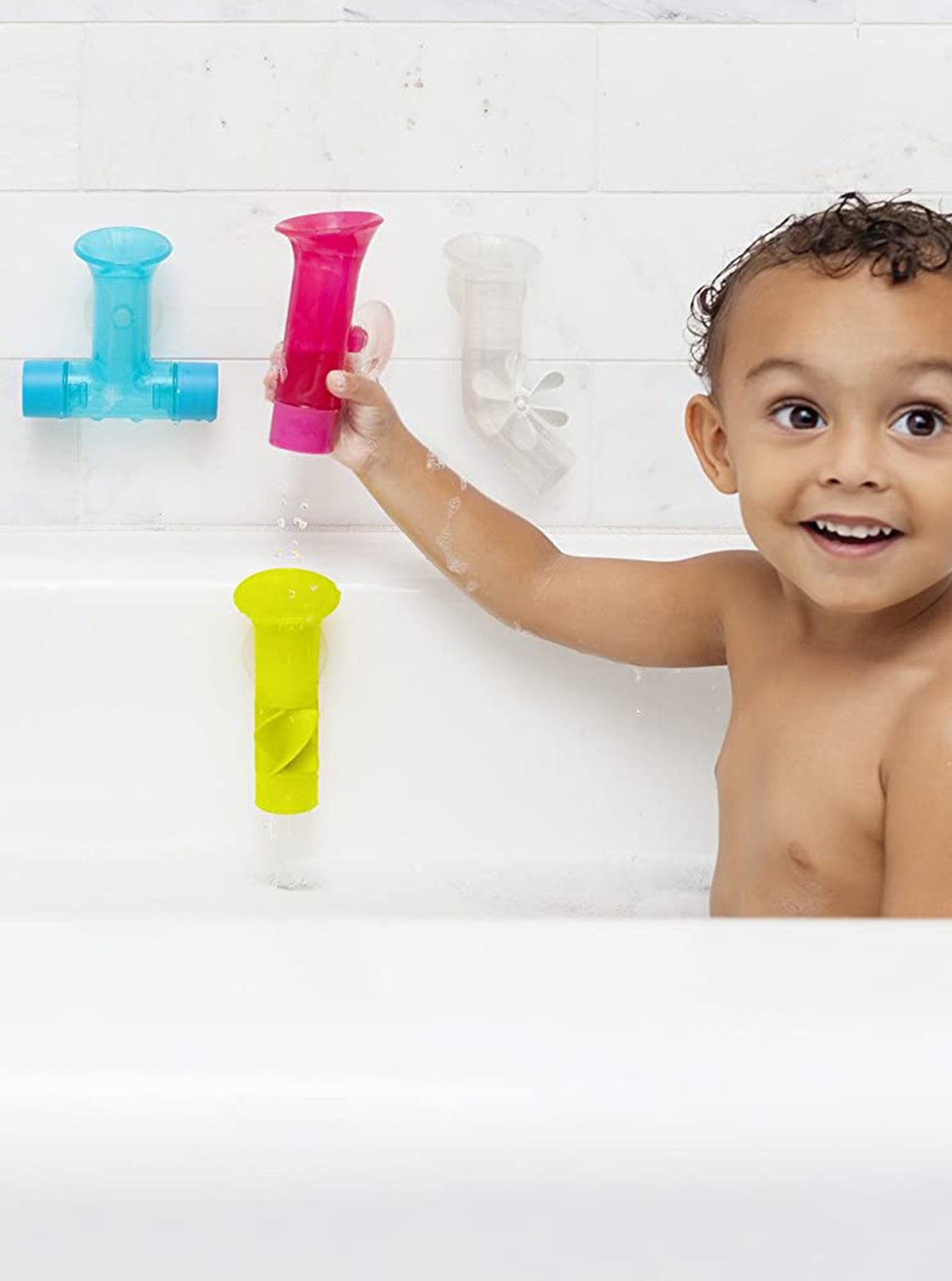 Boon Set of 5 Building Bath Pipes Toy - ANB Baby -bath toy