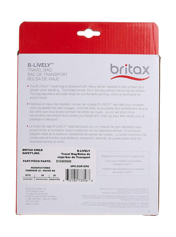 Britax B-Lively Single Stroller Travel Bag with Removable Shoulder Strap - ANB Baby -$50 - $75