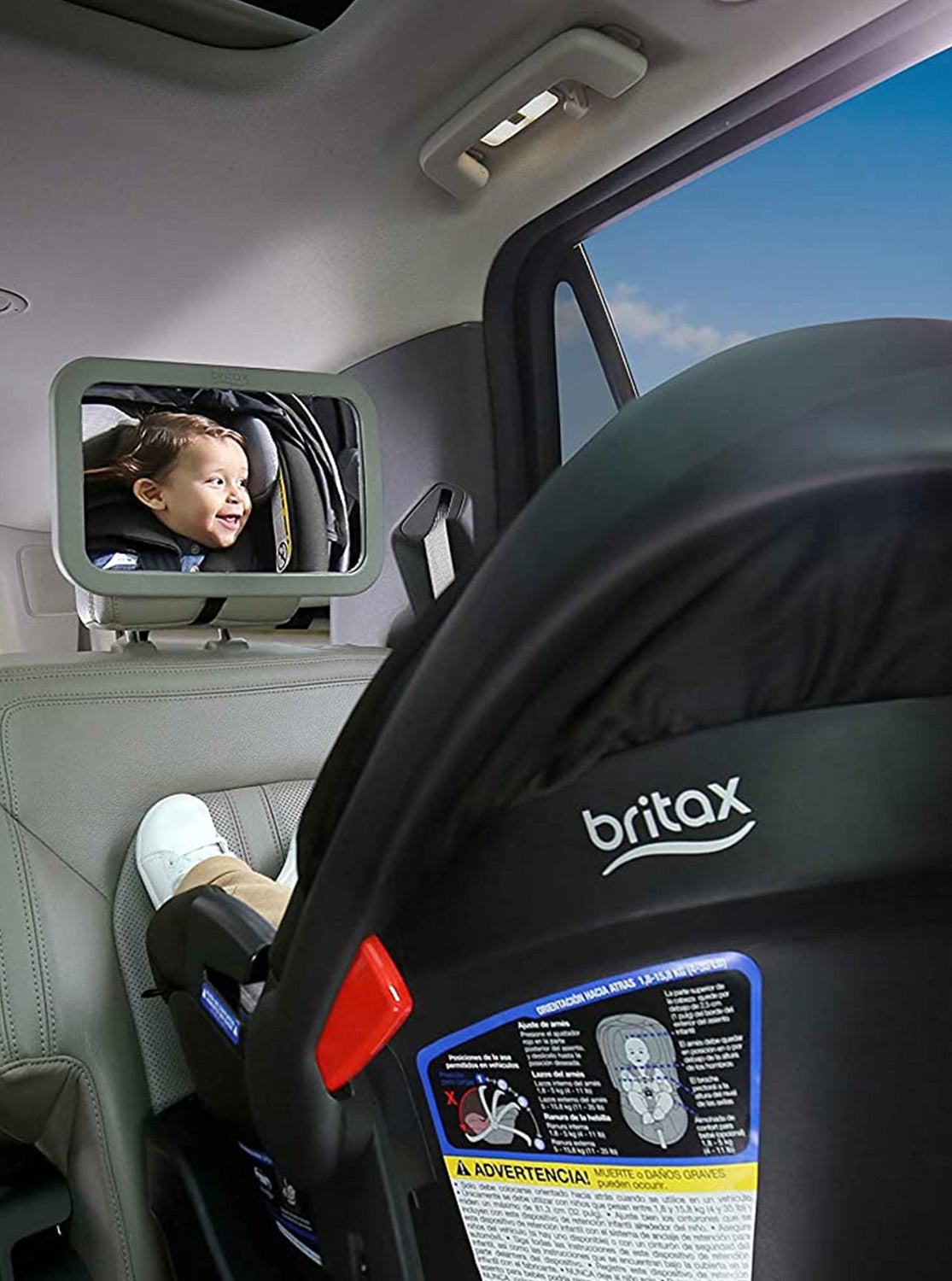 Buy Britax Baby Car Mirror for Back Seat, XL -- ANB Baby