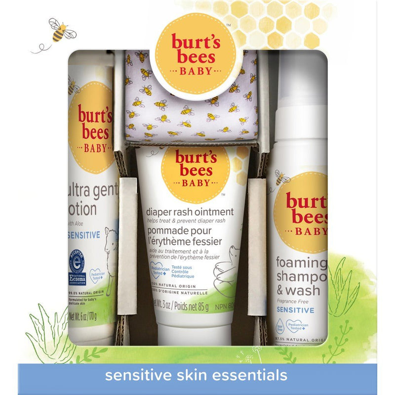 Burt's Bees Baby Sensitive Essential Gift Set, -- ANB Baby
