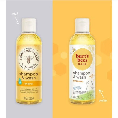 Burt's Bees Baby Shampoo & Wash, 8 Oz - ANB Baby -Baby Cleansers