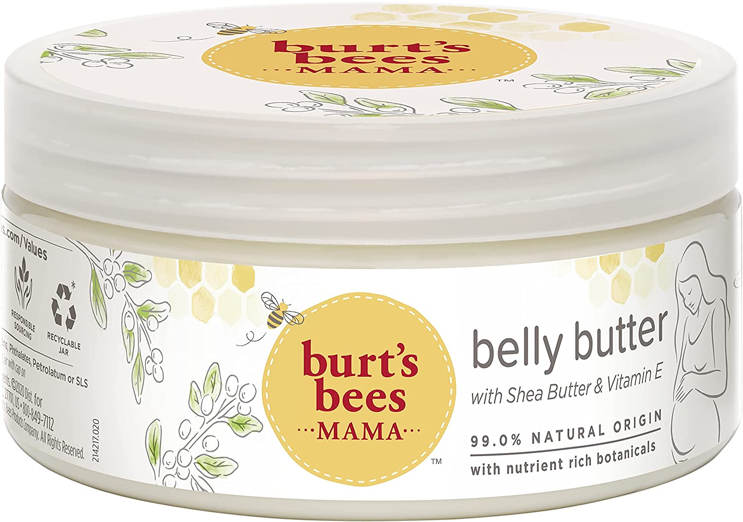 Burt’s Bees Mama Bee Belly Butter, 6.5 Oz - ANB Baby -belly butter