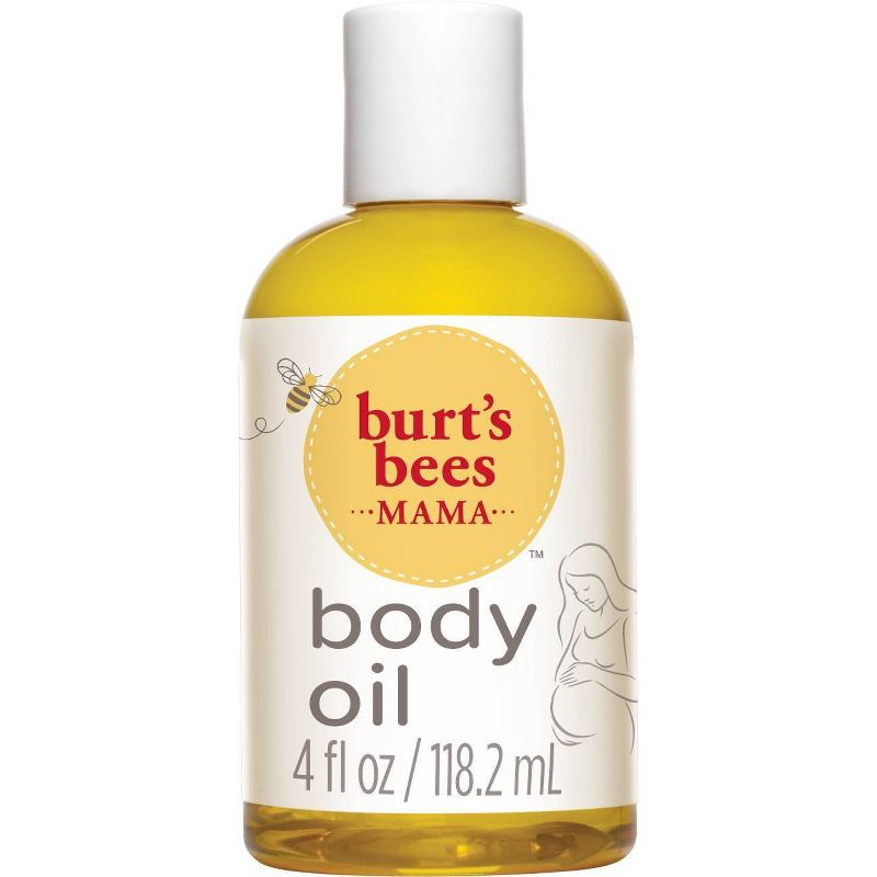 Burt’s Bees Mama Bee Nourishing Body Oil, 4 Oz - ANB Baby -body oil for mom