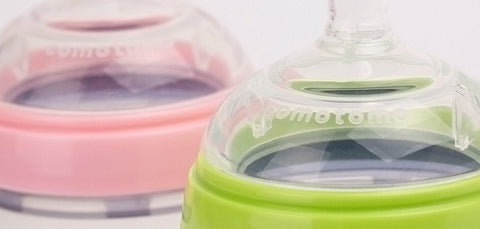 Comotomo Natural Feel Baby Bottle, Pink, 8-Ounce - ANB Baby -8 oz. Bottles