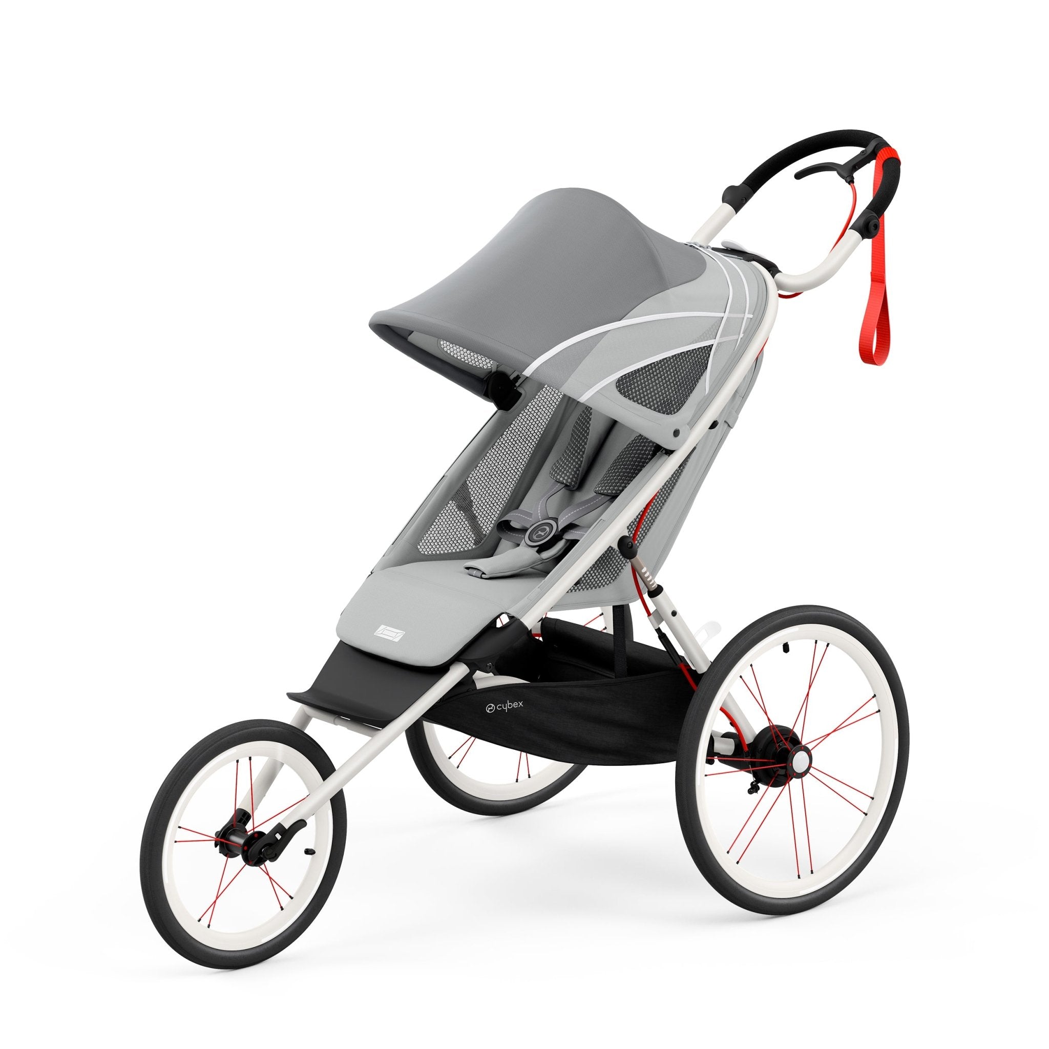 Cybex AVI Jogging Stroller Bundle, Black Frame + Maliblue Seat Pack - ANB Baby -4063846218431$300 - $500