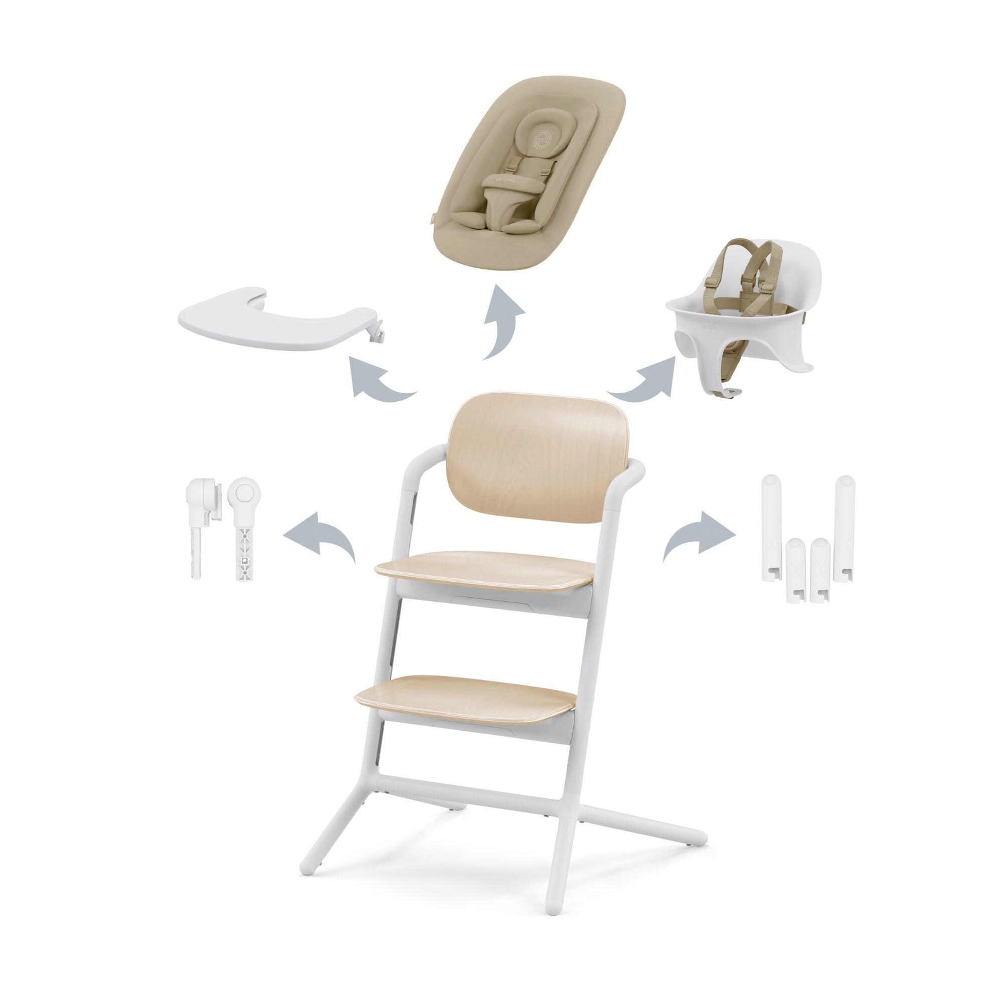 Cybex Lemo 2 High Chair 4-in-1 - ANB Baby -40638462210734 in 1 high chair