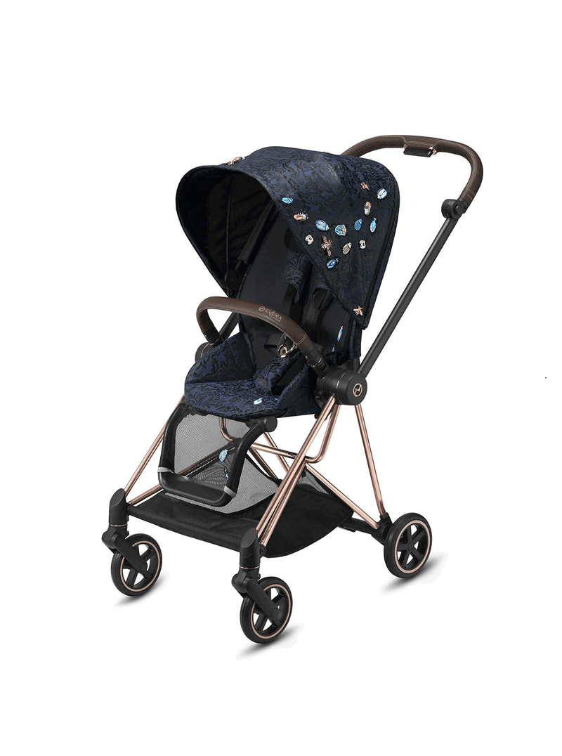 Cybex Mios Jewels of Nature Complete Stroller Bundle, Rose Gold Mios Frame, Seat Pack and Cot, -- ANB Baby