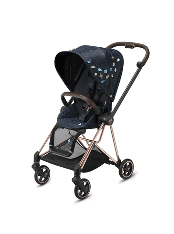 Cybex Mios Jewels of Nature Complete Stroller Bundle, Rose Gold Mios Frame, Seat Pack and Cot - ANB Baby -$1000 - $2000