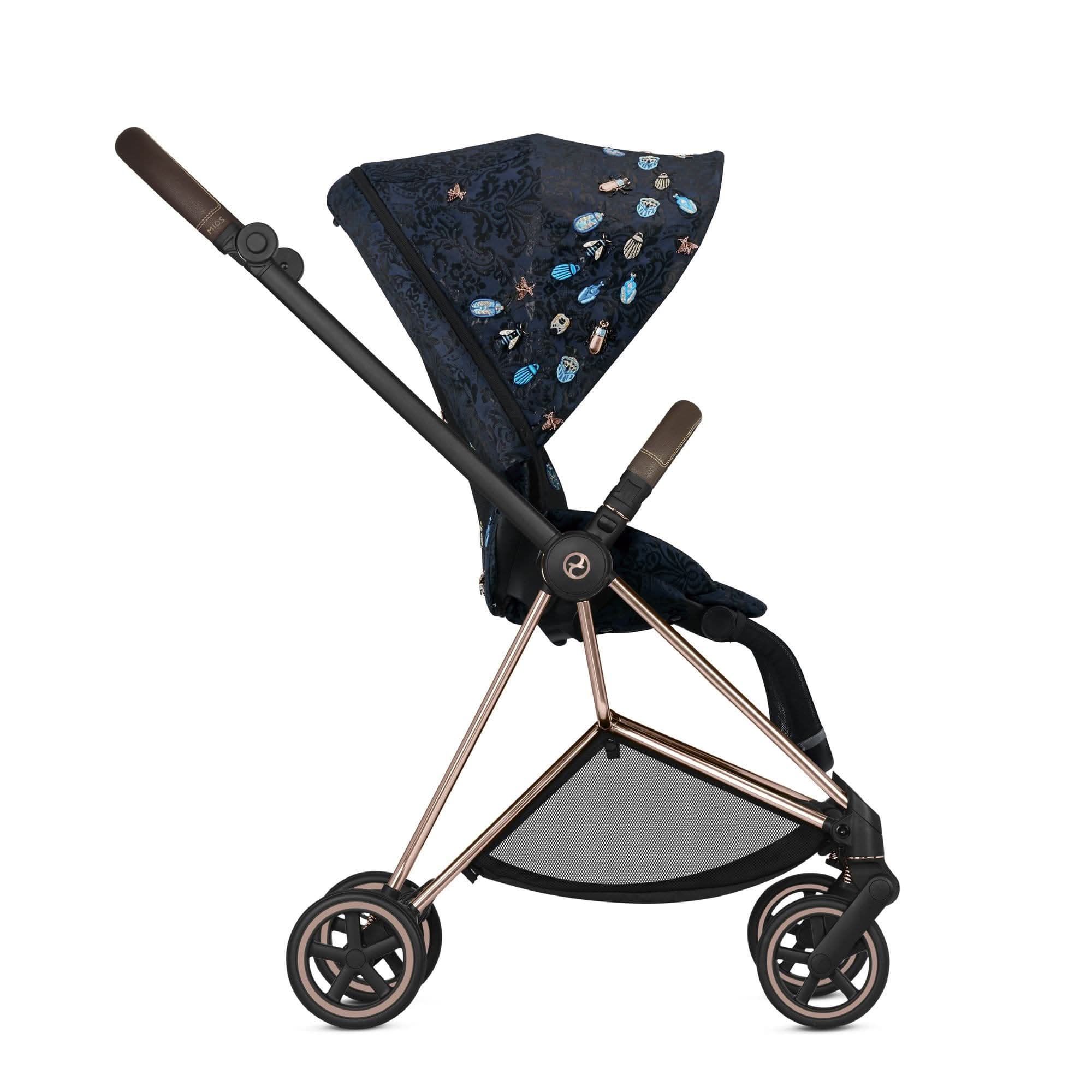 Cybex Mios Jewels of Nature Complete Stroller Bundle, Rose Gold Mios Frame, Seat Pack and Cot - ANB Baby -$1000 - $2000