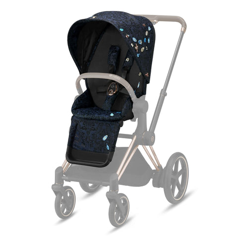 Cybex Priam Jewels of Nature Complete Stroller Bundle, Rose Gold Priam Frame, Seat Pack and Cot - ANB Baby -$1000 - $2000