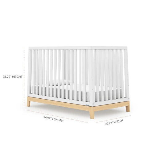 DaDaDa Chelsea Crib, White / Natural - ANB Baby -1020121801019$100 - $300