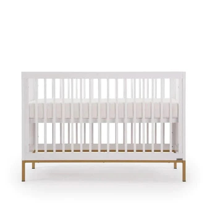 DaDaDa Chicago 3-in-1 Crib, White / Gold - ANB Baby -1022009051134$500 - $1000