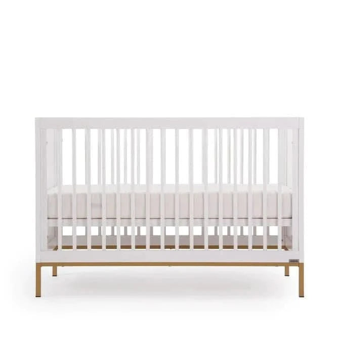 DaDaDa Chicago 3-in-1 Crib, White / Gold - ANB Baby -1022009051134$500 - $1000