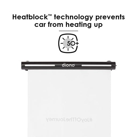Diono Heatblock Sunshade Roller Window Shade, Black - ANB Baby -$20 - $50