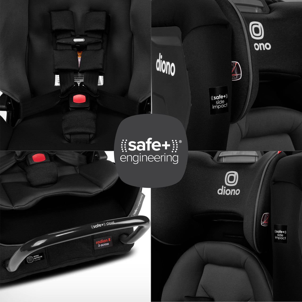 Diono Radian 3RXT Safe+ Booster Seat, -- ANB Baby