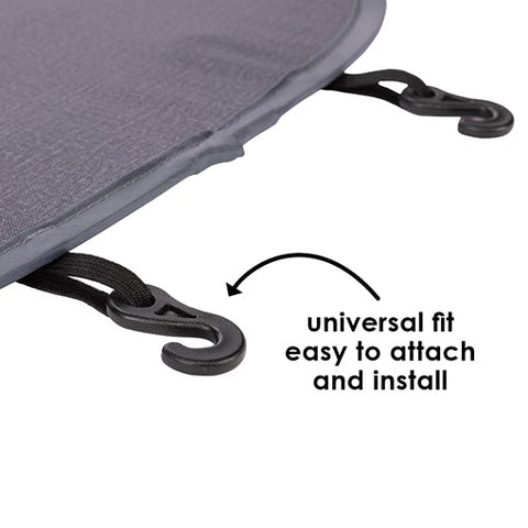 Diono Stuff 'n Scuff Back Seat Protector, X-Large, Gray - ANB Baby -back seat protector