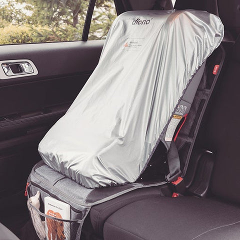 Diono Ultra Mat Car Seat Protector and Heat Shield Deluxe, Gray, -- ANB Baby