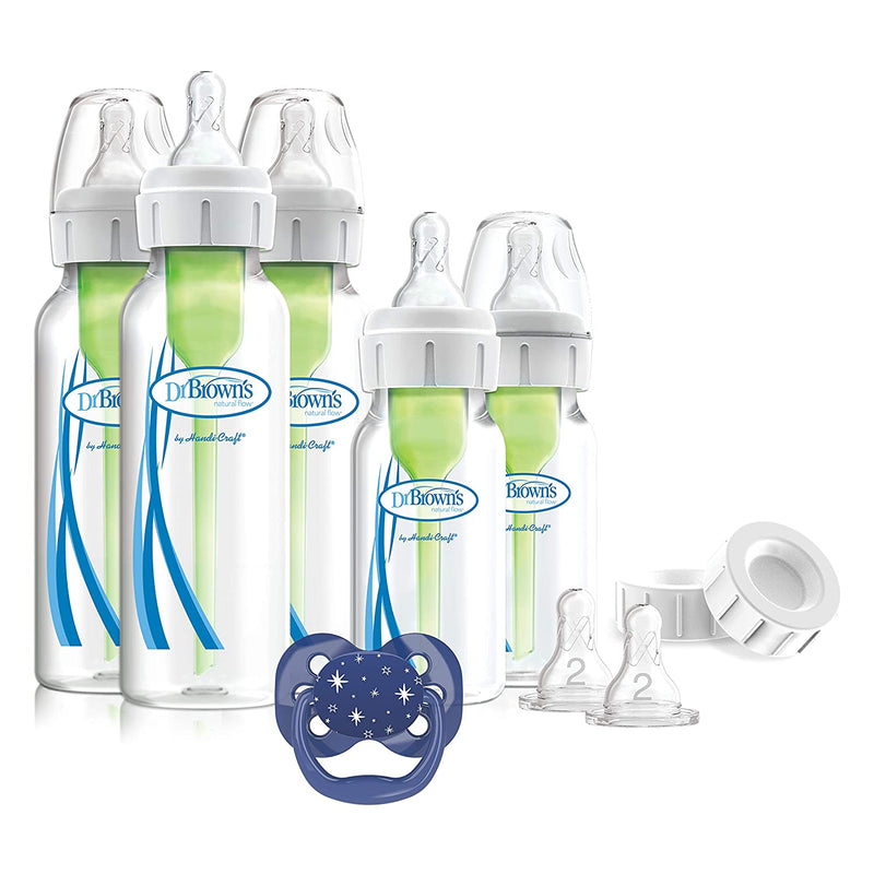 Dr. Brown's Natural Flow Options + Anti-colic Bottle Gift Set, -- ANB Baby