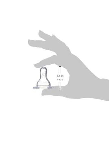 Dr. Brown's Preemie Flow Silicone Narrow Nipple, 2-Pack - ANB Baby -BPA Free Nipples